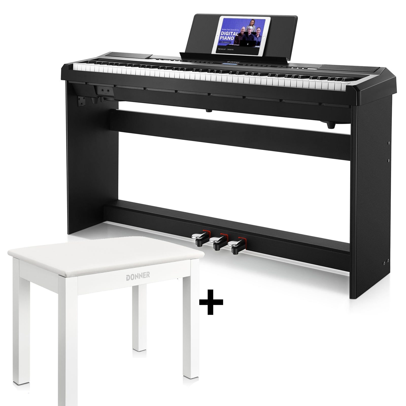 Donner DEP-20 Teclado Electrónico con Soporte