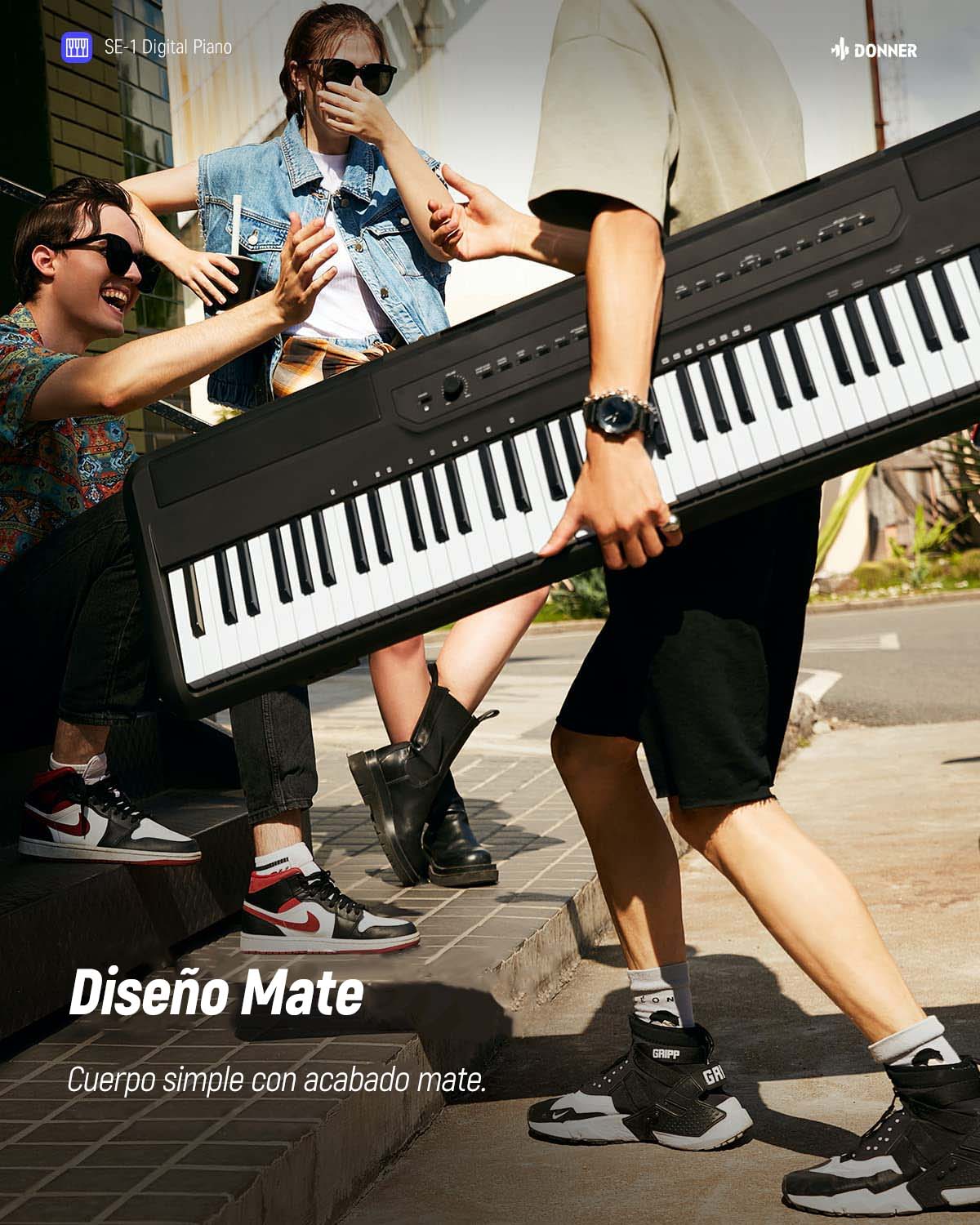 Donner SE-1 Piano Digital Portátil de 88 Teclas Pesadas