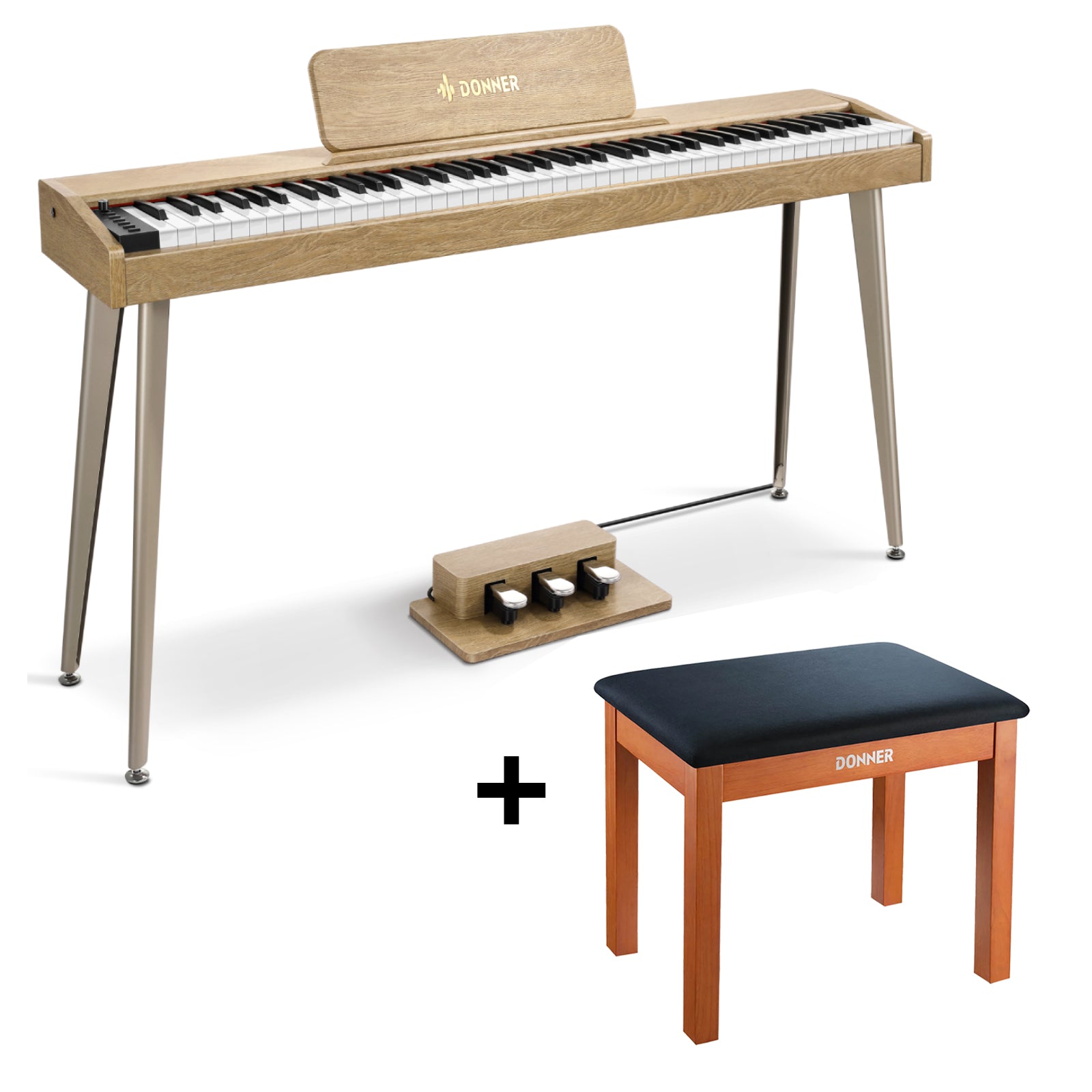 Donner DDP-60 Piano de Teclado Vertical Semipesadas