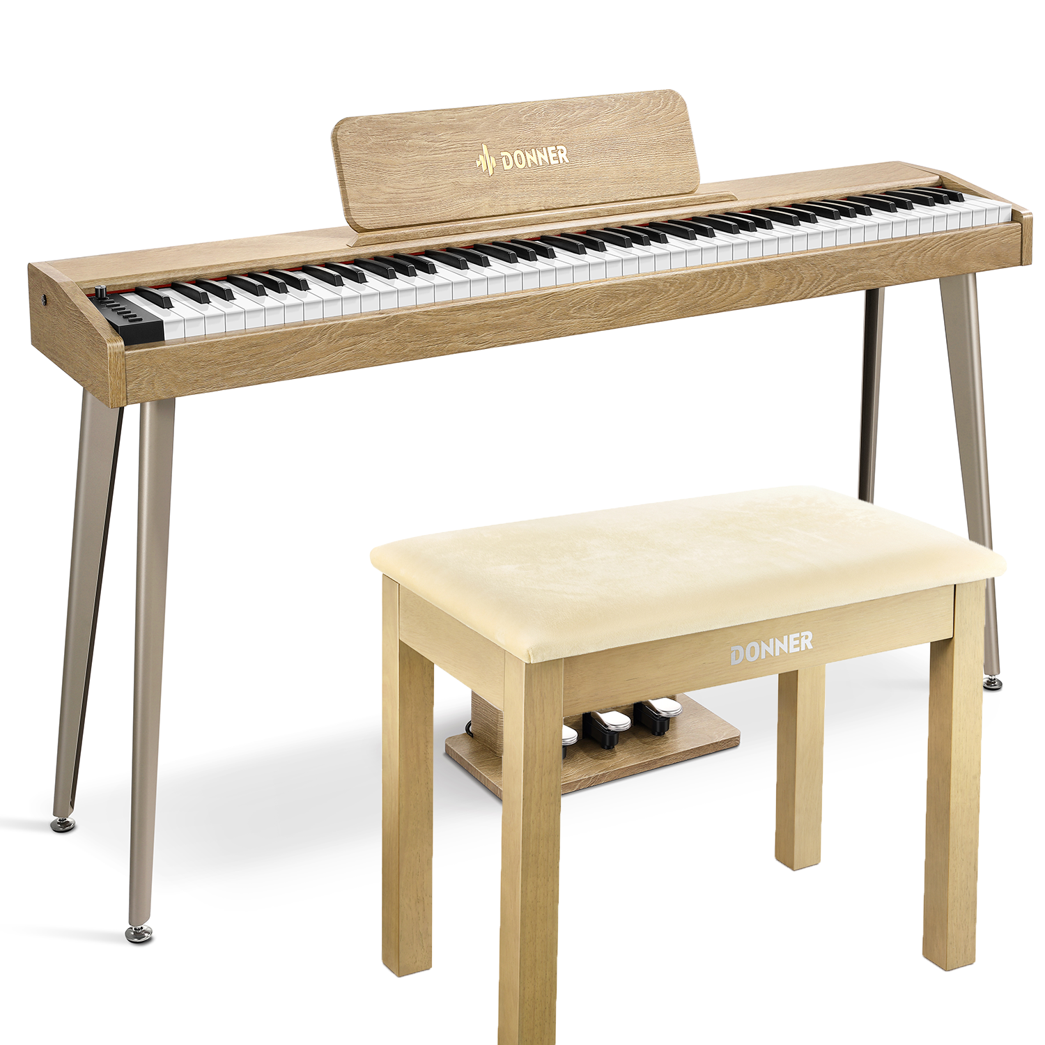 Donner DDP-60 Piano de Teclado Vertical Semipesadas