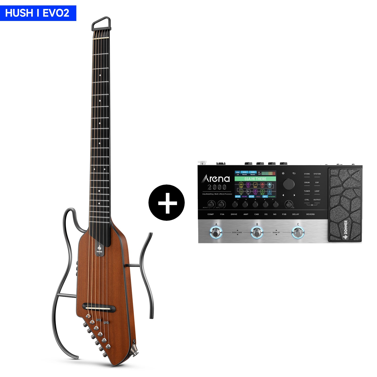 -Guitarra mejorada + Pedal Arena 2000##