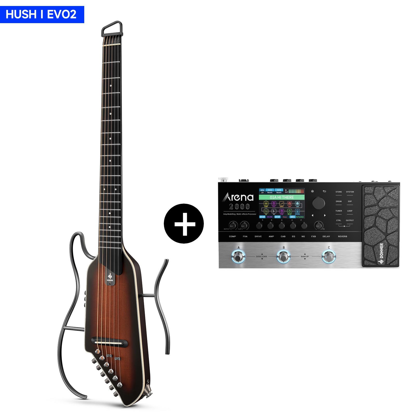 -Guitarra mejorada + Pedal Arena 2000##