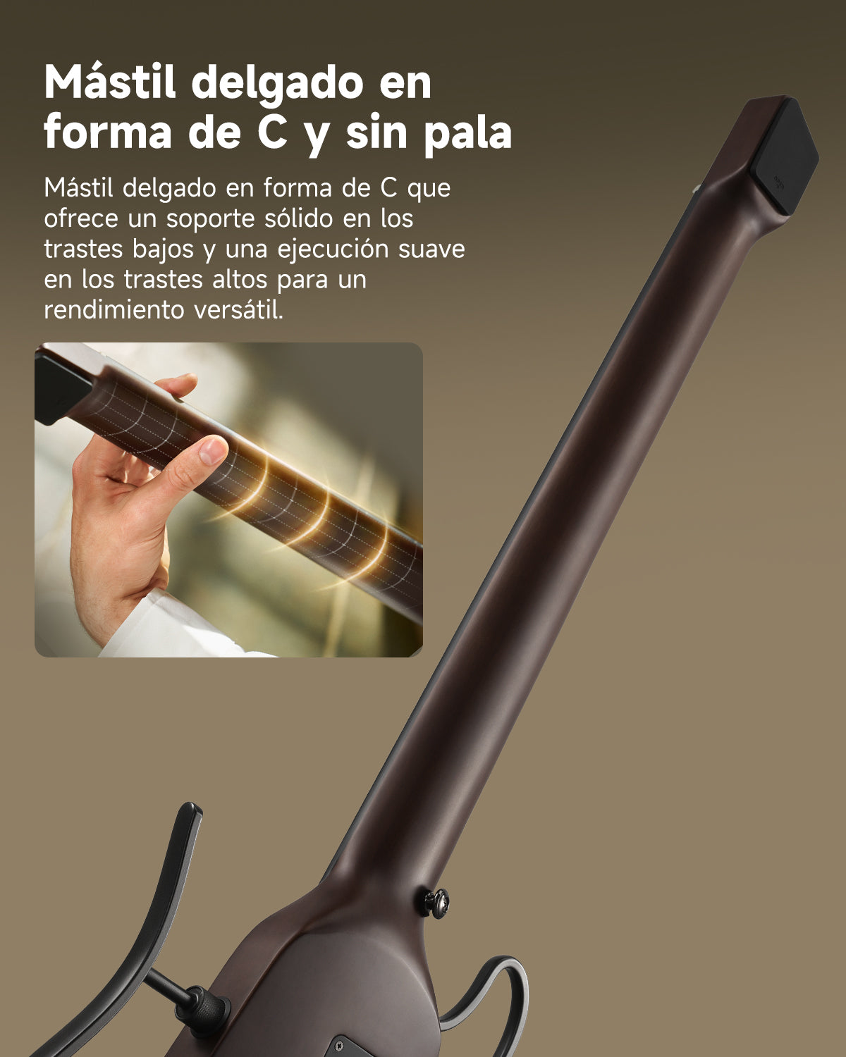 Donner HUSH C Guitarras Clásicas de Cuerdas de Nylon-Color del atardecer##