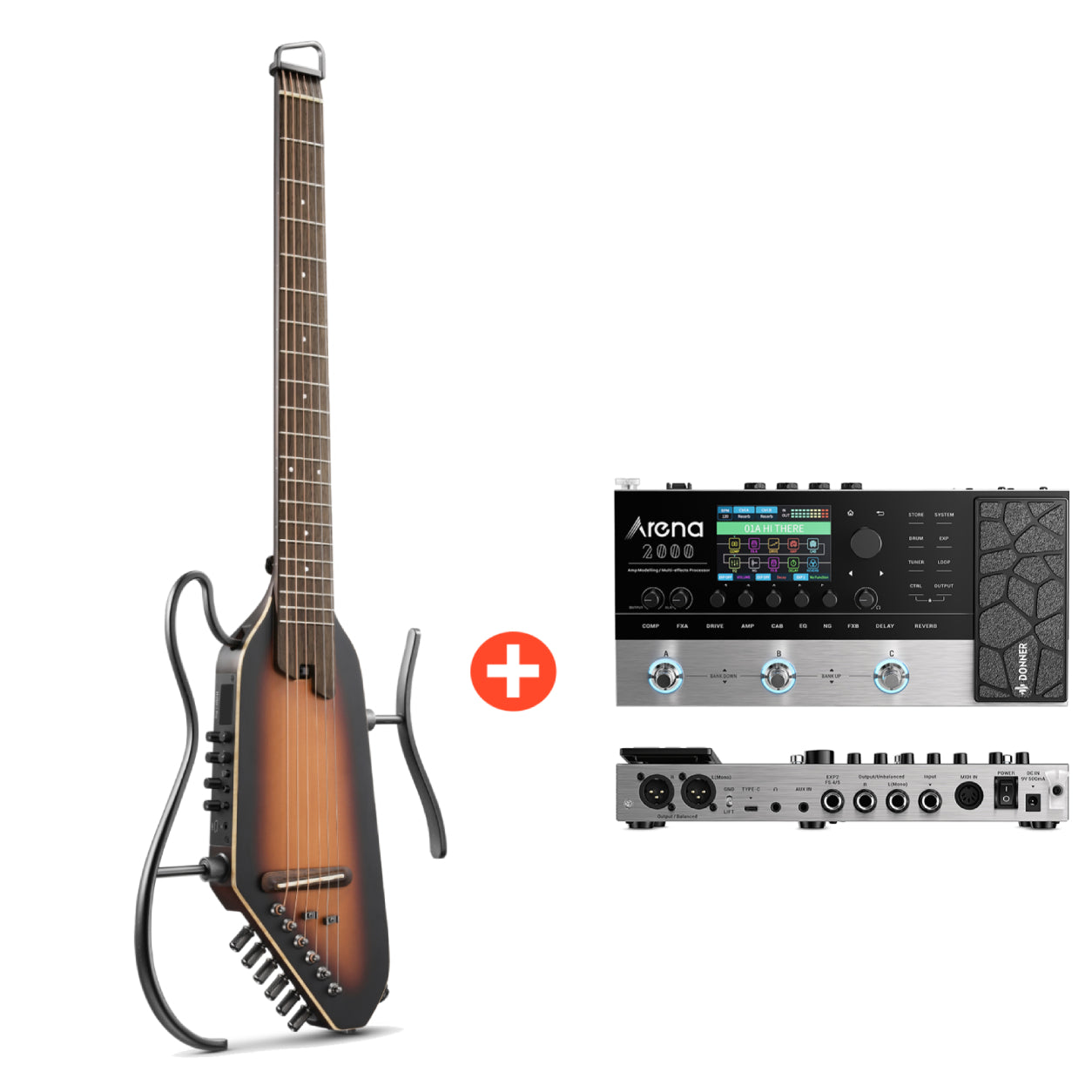 Donner HUSH™ I PRO Guitarra Eléctrica