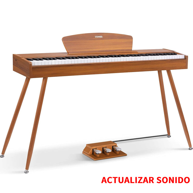 Donner DDP-80 Mejora del sonido de 88 Teclas Piano Digital de Peso Completo