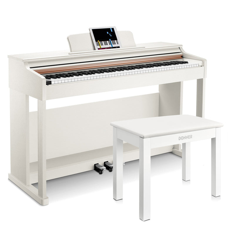 Donner DDP-100 Piano Digital de 88 Teclas de Peso Completo para Principiantes