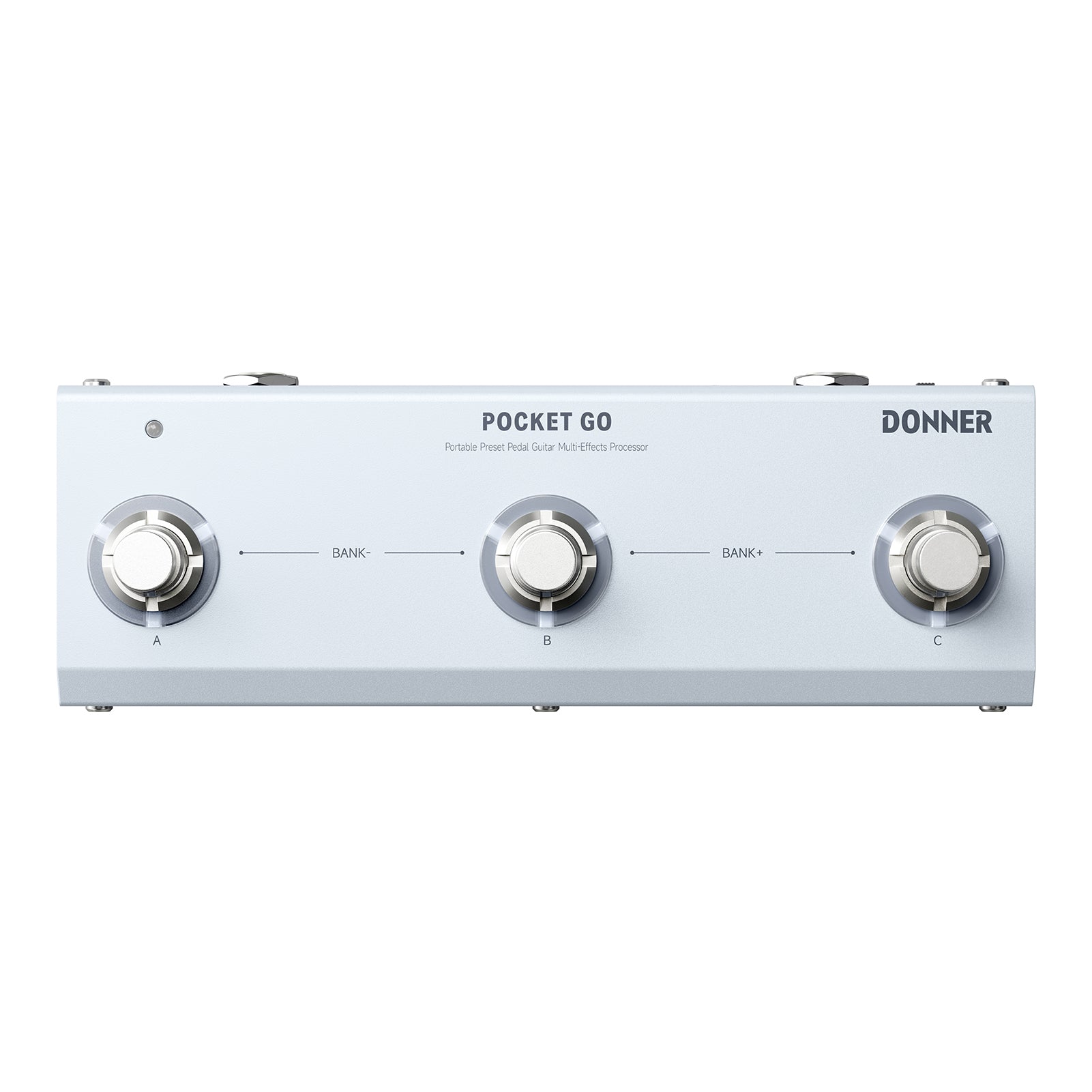 DONNER Pocket Go – Procesador de Efectos Múltiples Portátil con Presets para Guitarra