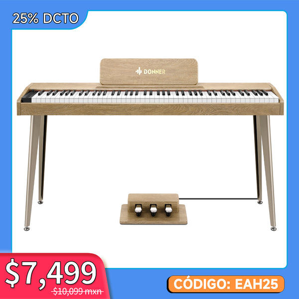 Donner DDP-60 Piano de teclado vertical de 88 teclas semipesadas