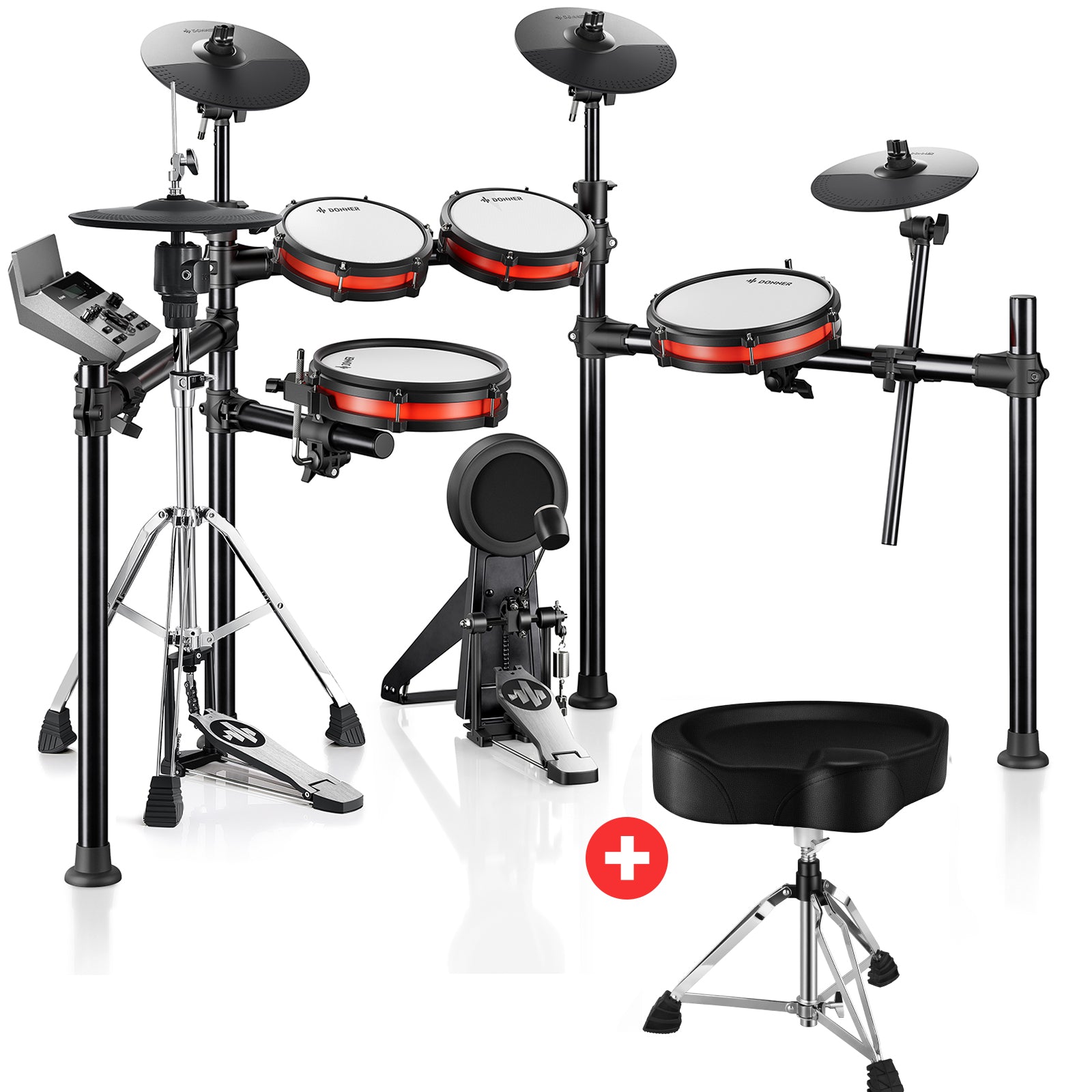 Donner DED-200Pro Batería Electrónica Hi-hat independiente