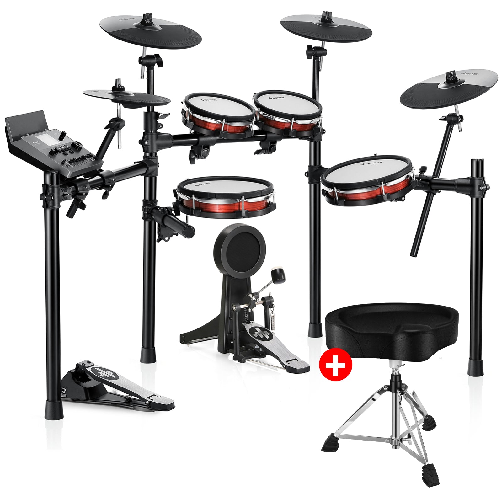 Donner DED-300X Batería electrónica 5 tambores y 4 platos