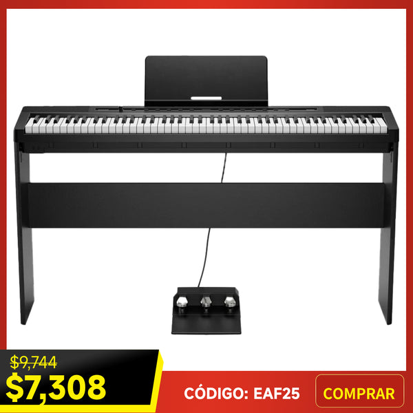 DONNER DEP-16S Piano digital portátil con soporte