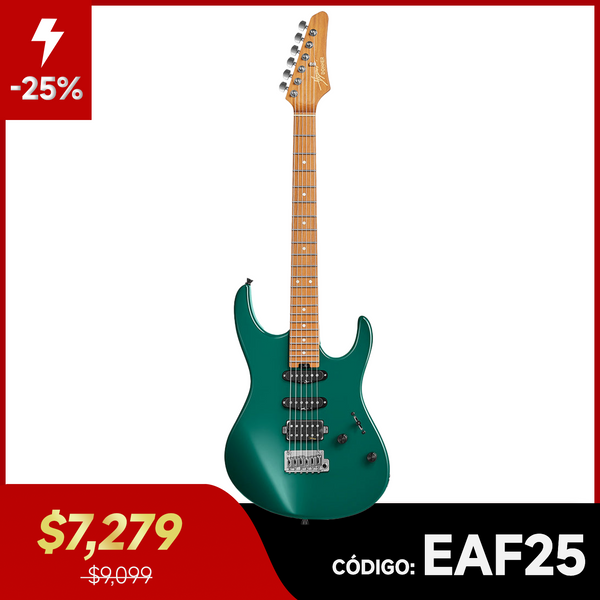 Donner DST-700 Guitarra Eléctrica HSS con bobina dividida Verde