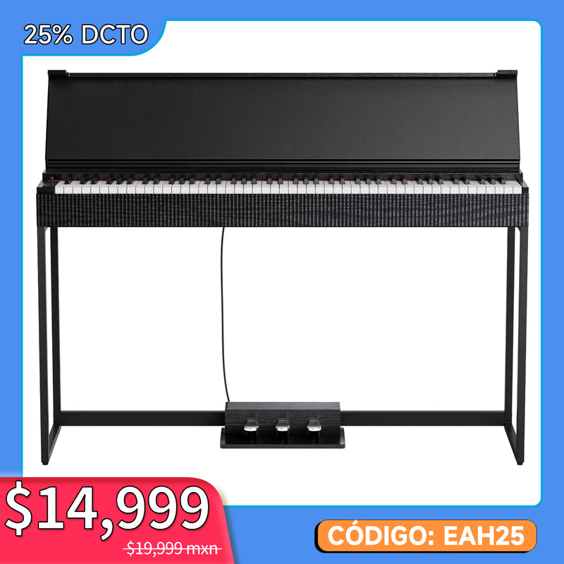 Donner OURA™ S300 Piano digital doméstico de 88 teclas Grano de madera negro