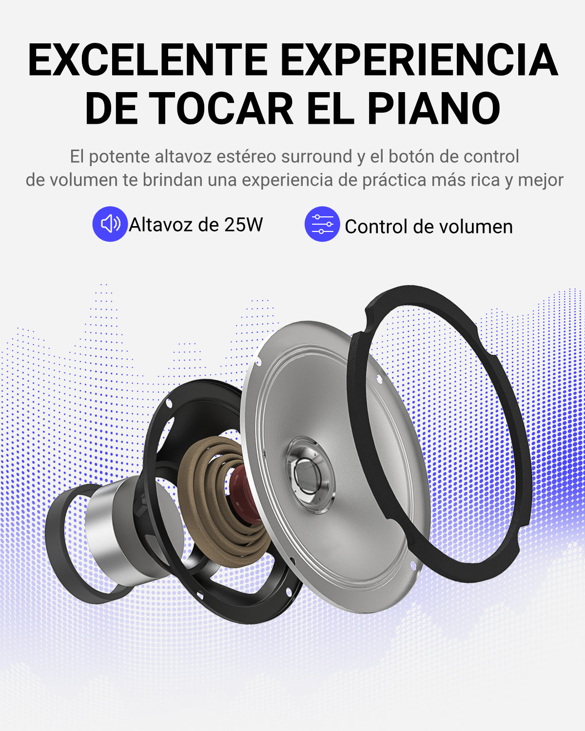 Donner DDP-100 Piano Clásico Digital-Blanco##