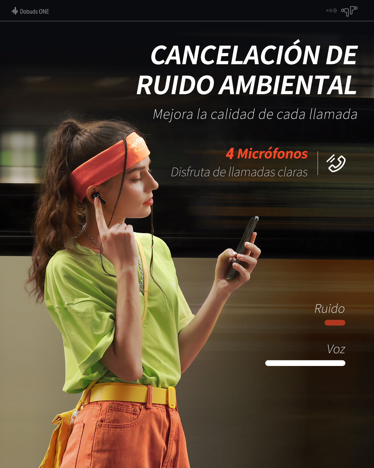 Donner Dobuds One Audífonos Wireless Estéreo con Cancelación de Ruido Activa ANC