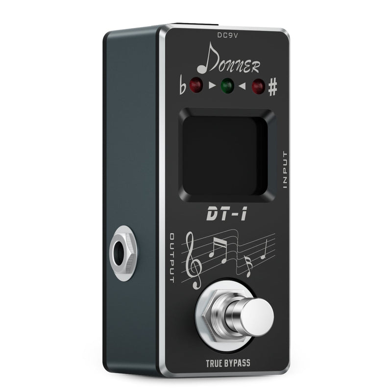 Donner DT-1 Chromatic Guitar pedal tuner True Bypass - Donnerdeal