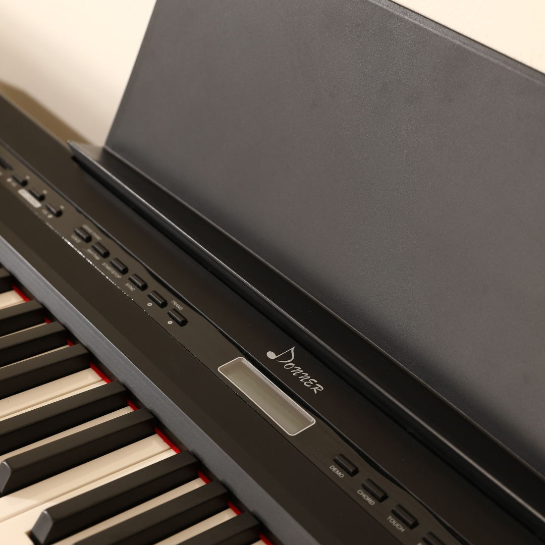 Donner DEP-20 de 88 Teclas Piano Digital Desmontable Pesadas con teclado ponderado y soporte de muebles, 3 pedales donner music mexico