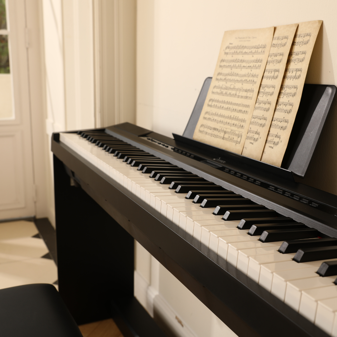 Donner DEP-20 de 88 Teclas Piano Digital Desmontable Pesadas con teclado ponderado y soporte de muebles, 3 pedales donner music mexico