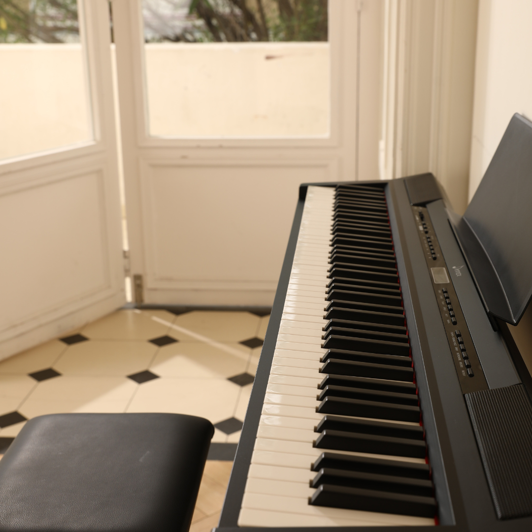 Donner DEP-20 de 88 Teclas Piano Digital Desmontable Pesadas con teclado ponderado y soporte de muebles, 3 pedales donner music mexico